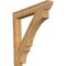 Ekena Millwork Balboa Slat Rough Sawn Outlooker, Western Red Cedar, 8"W x 48"D x 48"H OUT08X48X48BOA06RWR - alternate 1